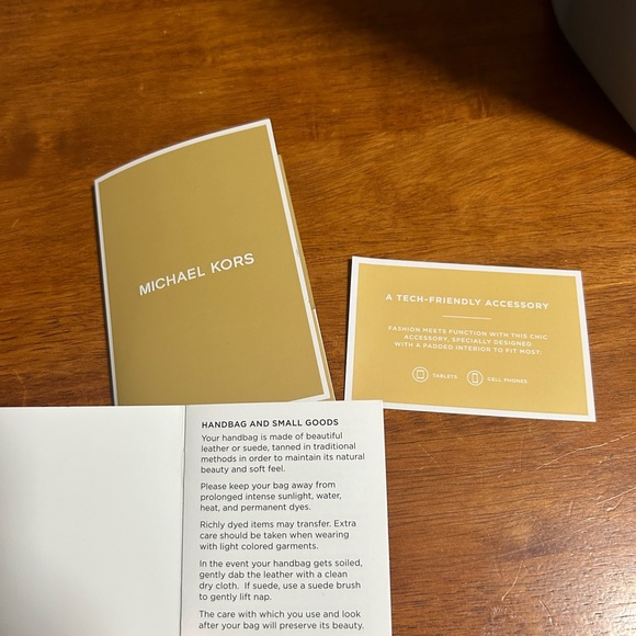 Limited Edition: Baby Blue Michael Kohrs Large Tote Bag - Picture 13 of 15